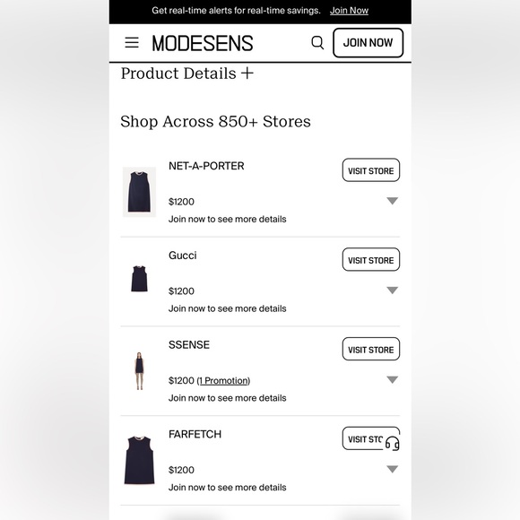 GUCCI - Navy Mini Shift Dress with White and Red Contrast Trim - Picture 2 of 15